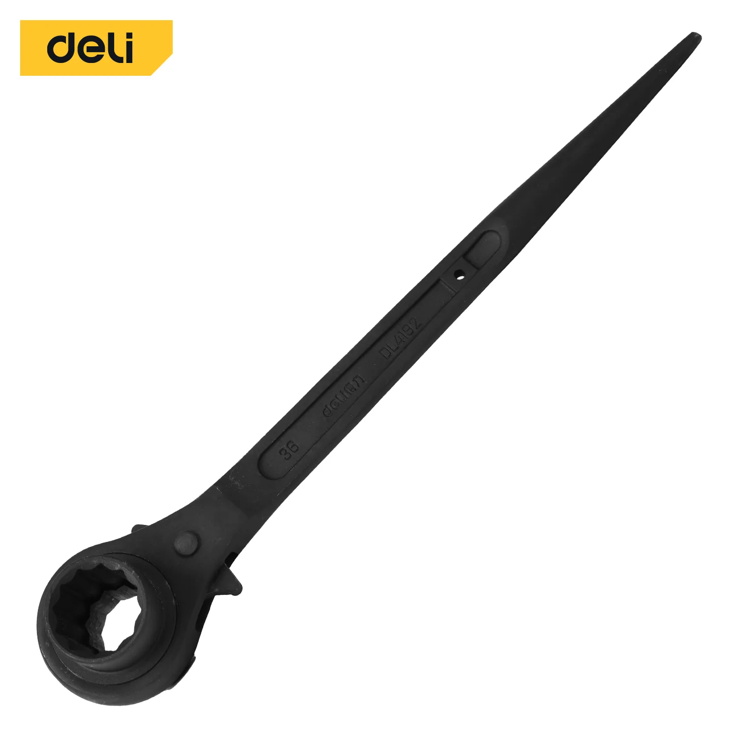 Deli DL4192 Трещоточный ключ с острым хвостом 32x36mm