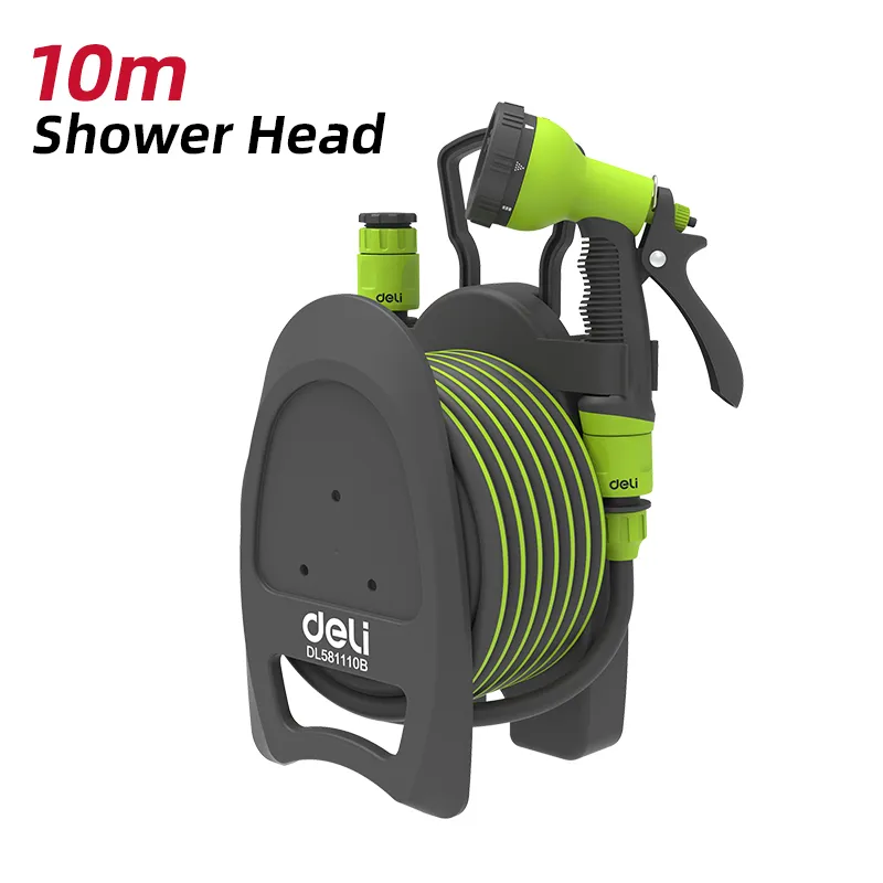 Deli EDL581110B Мини катушка для шланга B10m(Gree 05 зеленый