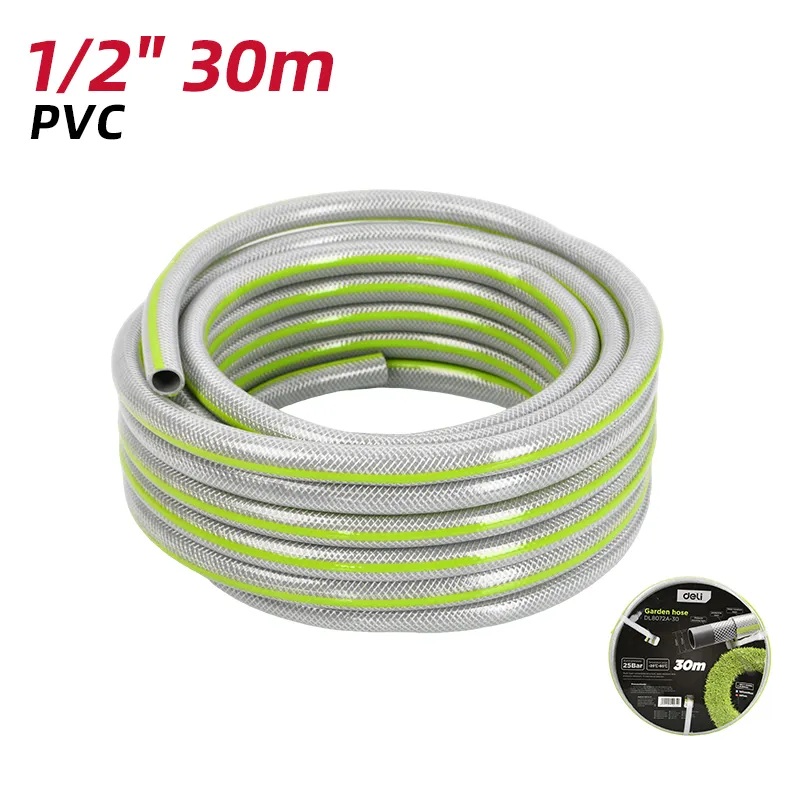 Deli EDL8072A-30 Водяной шланг, 1/2", 30м (Зеленый)