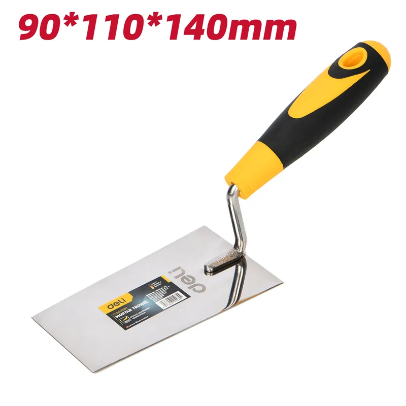 Deli EDL509329 Кельма каменщика 90*110*140mm желтая