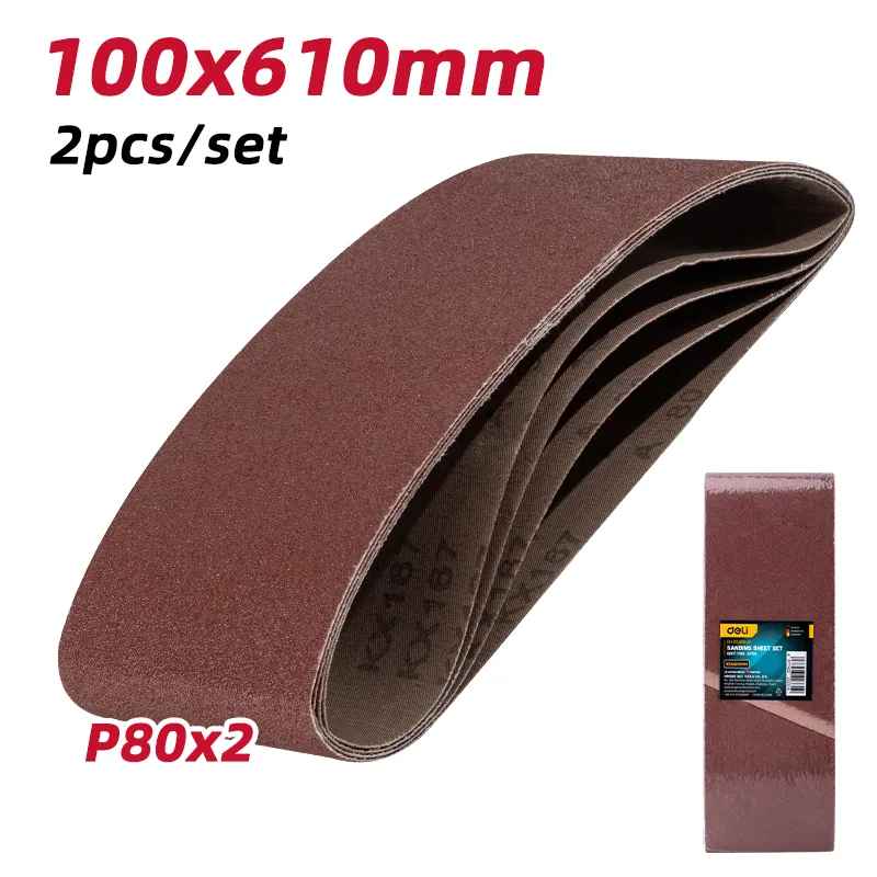 Deli EDH-DSZ610-E1 Набор шлифовальных листов 100x610mm красный