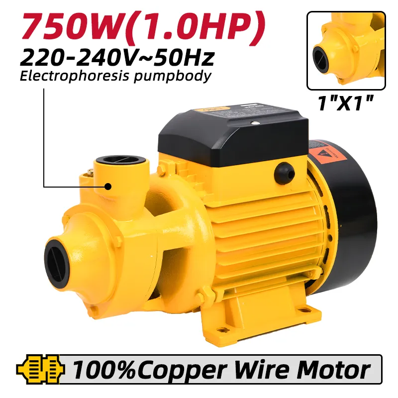Deli EDL-QB80-E1 Периферийный насос 750W желтый