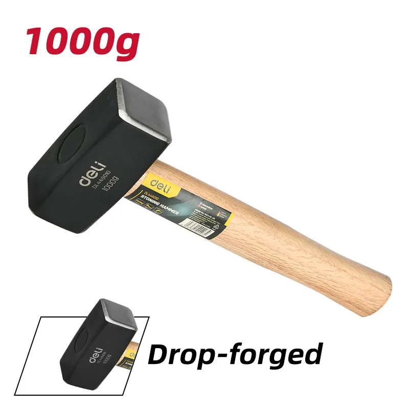 Deli DL448010 Каменный молоток 1000g Желтый