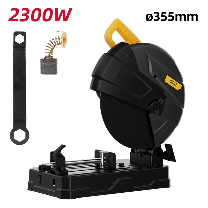 Deli EDC730 Отрезная пила 2300W 355mm Желтая