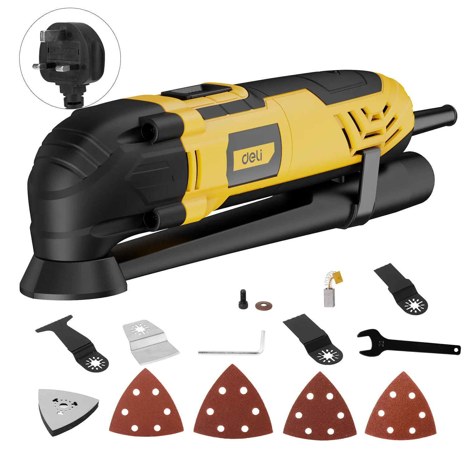 Deli EDC650 Многофункциональный инструмент 300W 3° Желтый