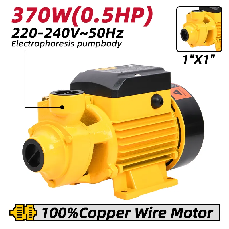 Deli EDL-QB60-E1 Поверхностный насос 370W желтый