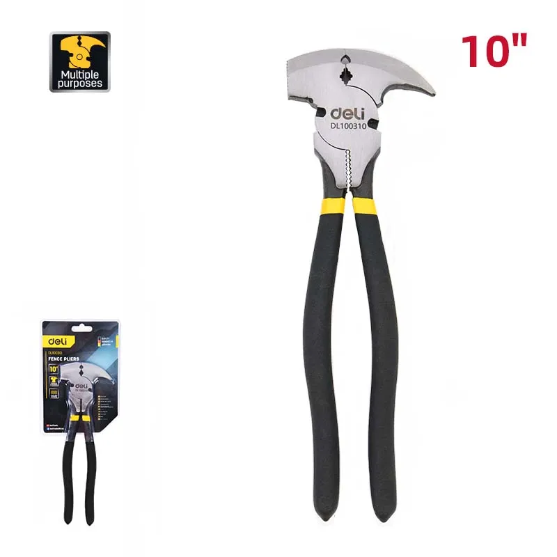 Deli EDL100310 Кусачки для забора 10" Желтые