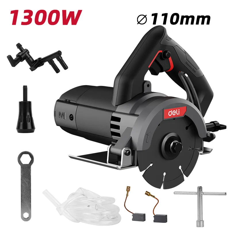 Deli EDE-YS110-1E Резак для мрамора 1300W 110mm Red