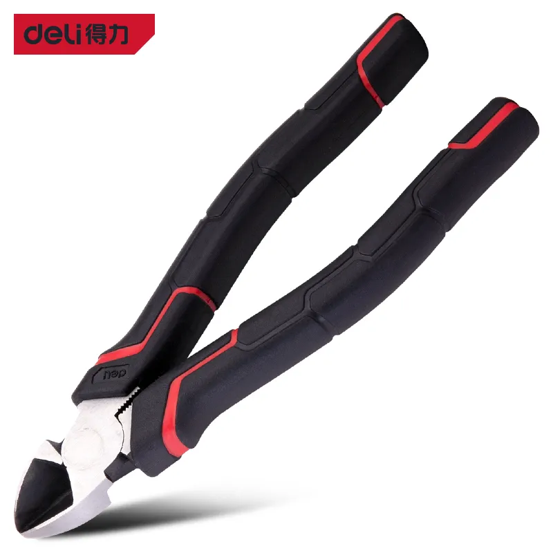 Deli DL102106 Кусачки диагональные 6" красные