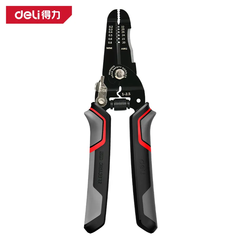 Deli DL383028 Съемник изоляции 0.2-0.8mm² желтый
