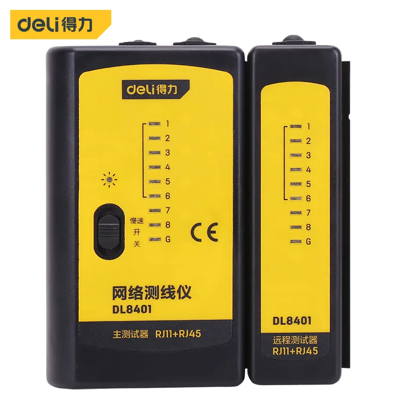 Deli DL8401 Мультиметры Rj11+Rj45