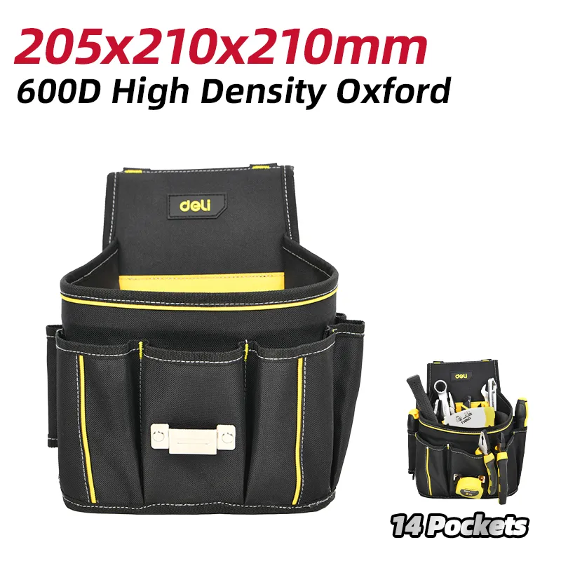 Deli EDLP12 Большая сумка для инструментов 15 Yellow