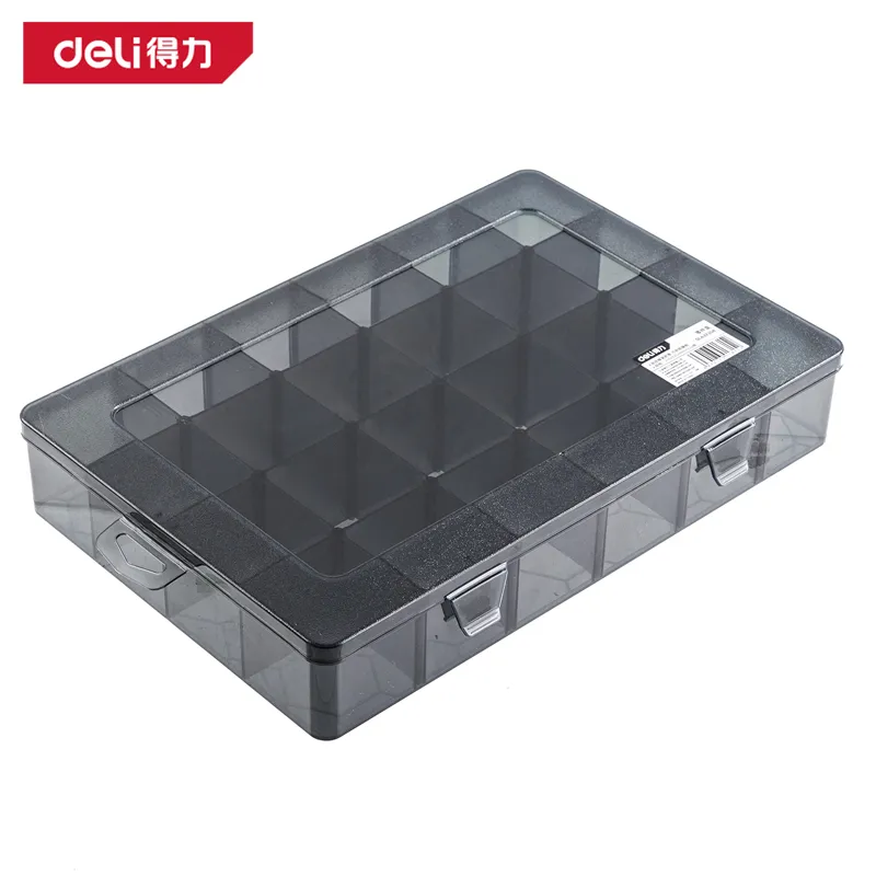 Deli DL432308 Ящик для инструментов 335×230mm×60mm чёрный