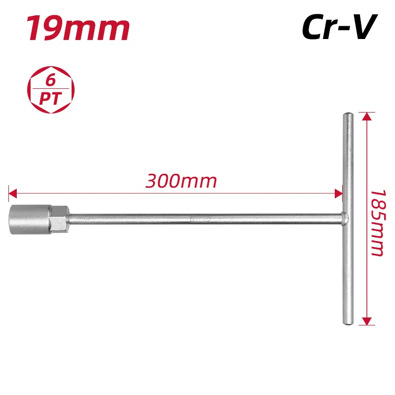 Deli EDL19 Торцовый ключ с Т-образной рукояткой 19mm Silver