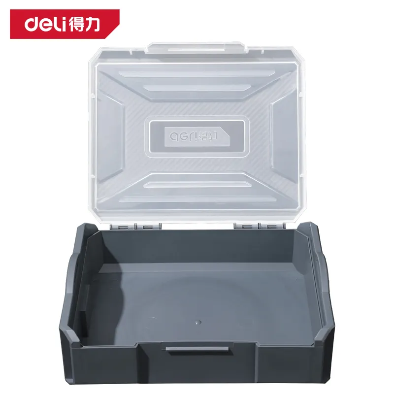 Deli DL1001 Ящик для хранения 208*160*45mm Серый