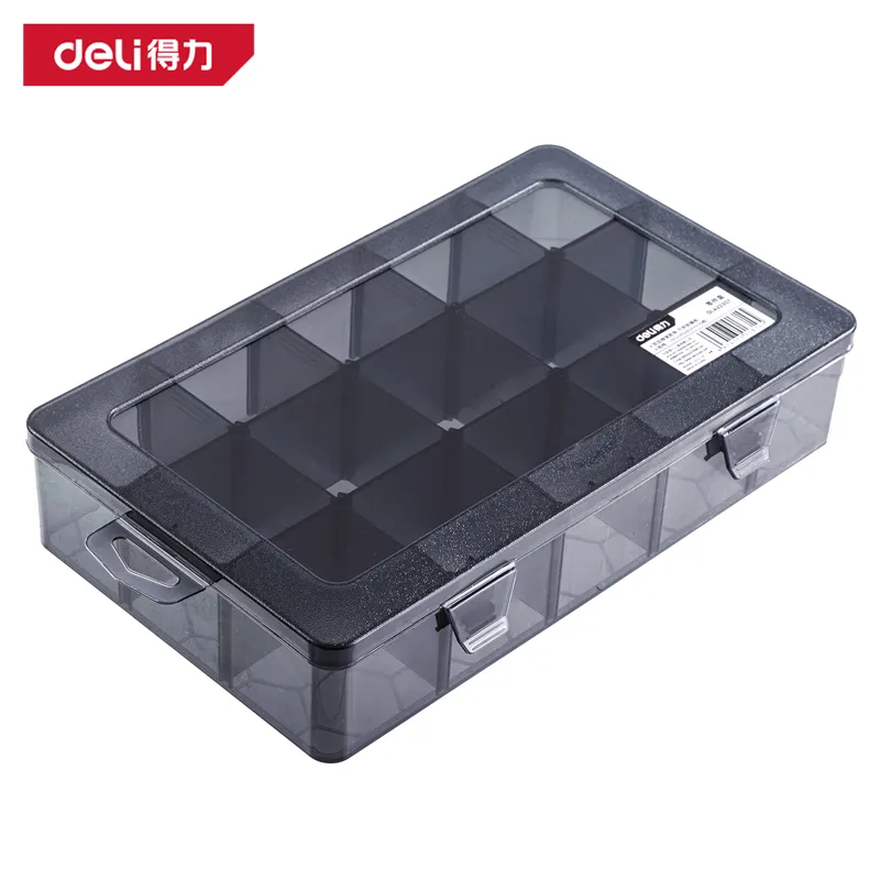 Deli DL432307 Ящик для инструментов 280×180mm×60mm черный