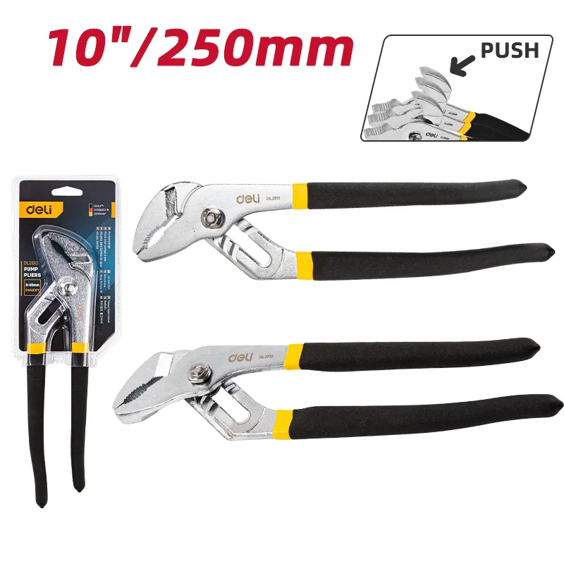 Deli EDL2610 Водяные клещи 10" чёрные