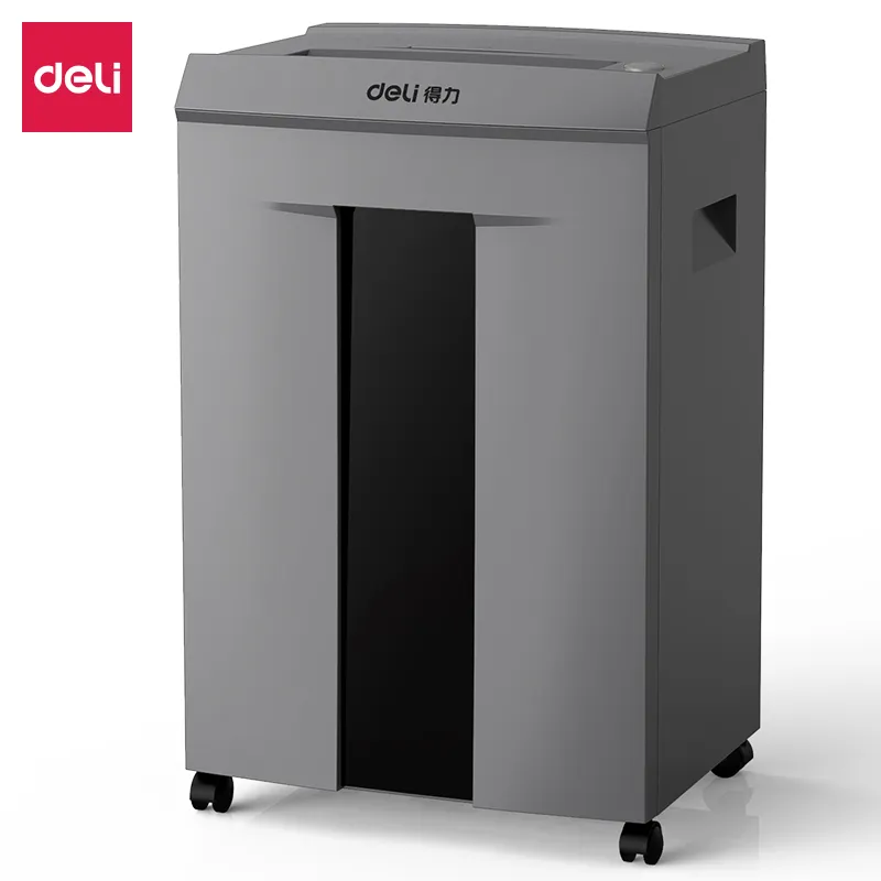 Deli 9906 Шредер для бумаги 16P/30L/2*12mm/60min серый