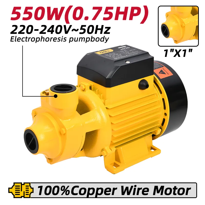 Deli EDL-QB70-E1 Периферийный насос 550W жёлтый