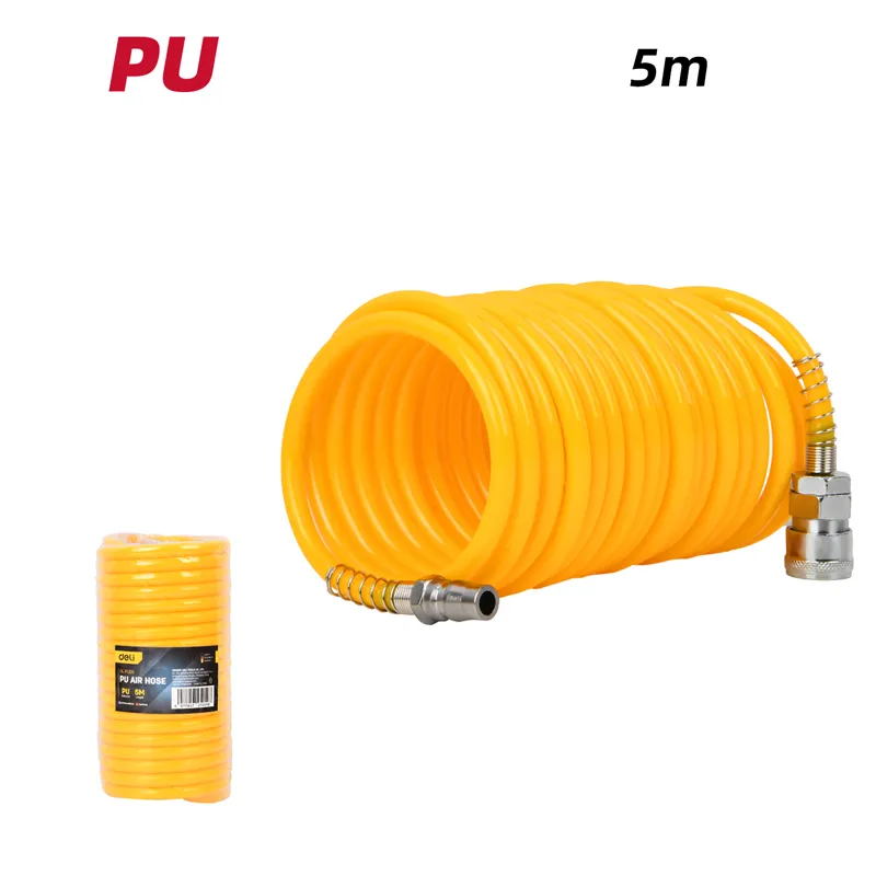 Deli EDL-PU05 Воздушный шланг 5m Желтый