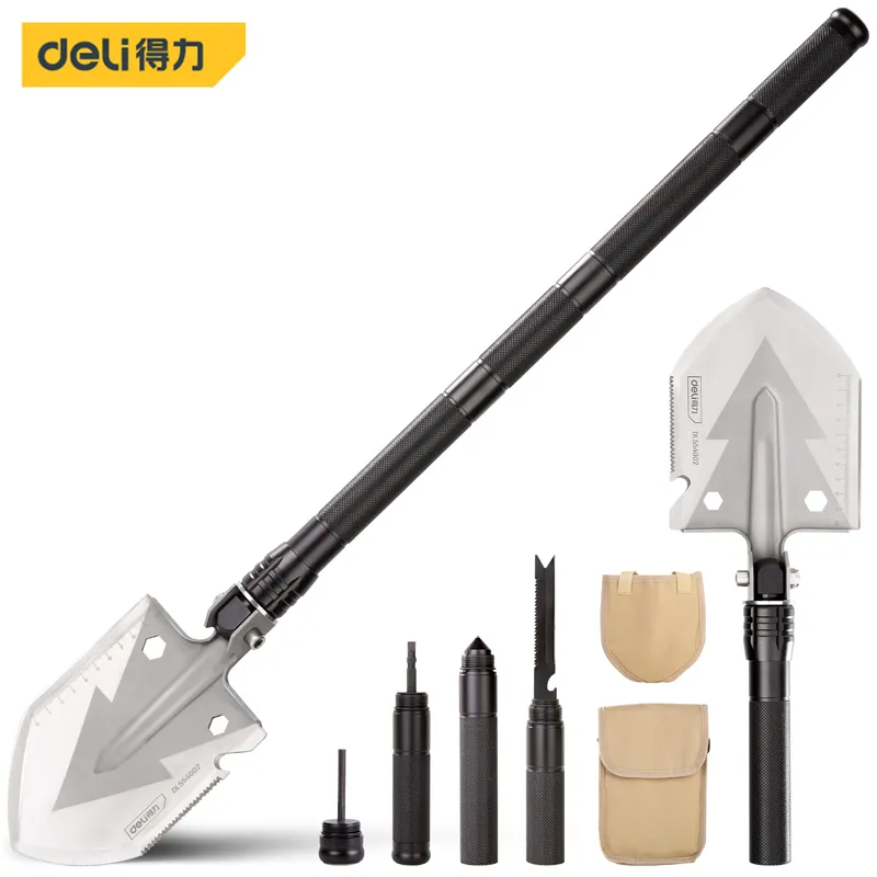 Deli DL554002 Трёхсекционная лопата 740mm чёрная