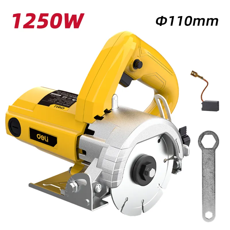 Deli EDL-YS110-E1 Пила по мрамору 1250W 110mm Yellow