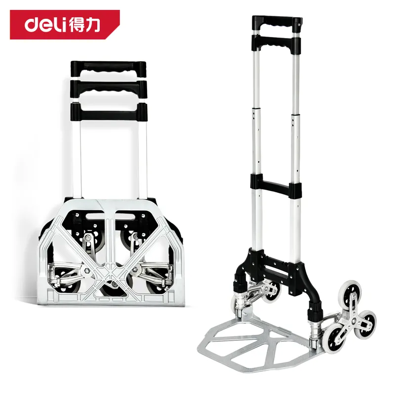 Deli DL431072 Тележка 70Kg Черный+Серебристый