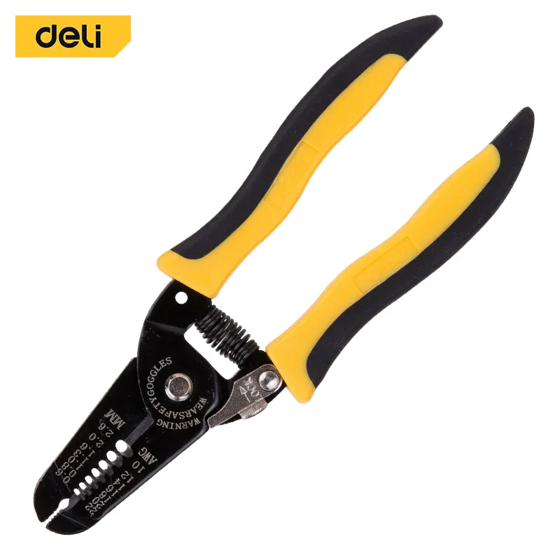 Deli EDL2607 Съемник изоляции 0.6-2.6mm желтый