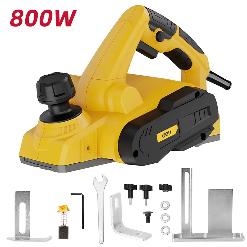 Deli DC592 Электрический рубанок 800W 82mm 2.5mm Yellow