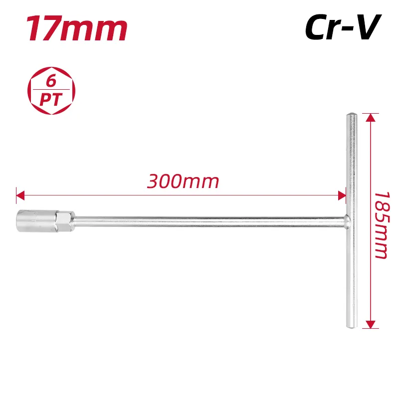 Deli EDL17 Торцевой ключ с Т-образной рукояткой 17mm Silver