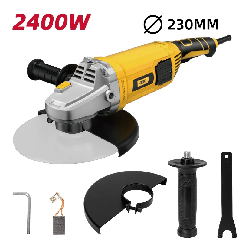 Deli EDL-JM230-E2 Болгарка 2400W 230mm желтая