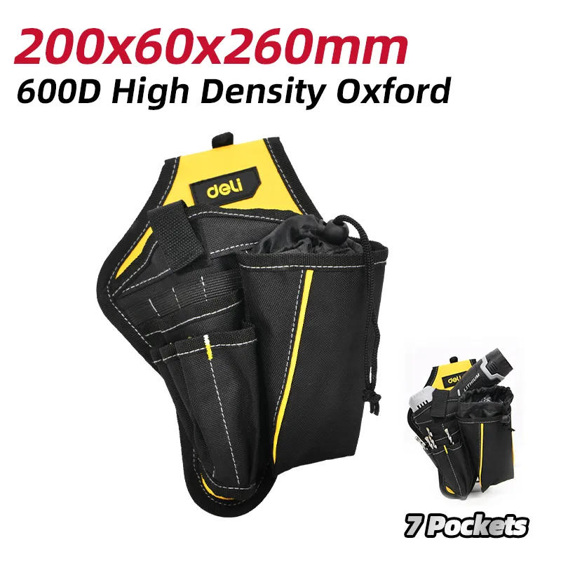 Deli EDLP07 Кобура для дрели Drill holster Red+Yellow