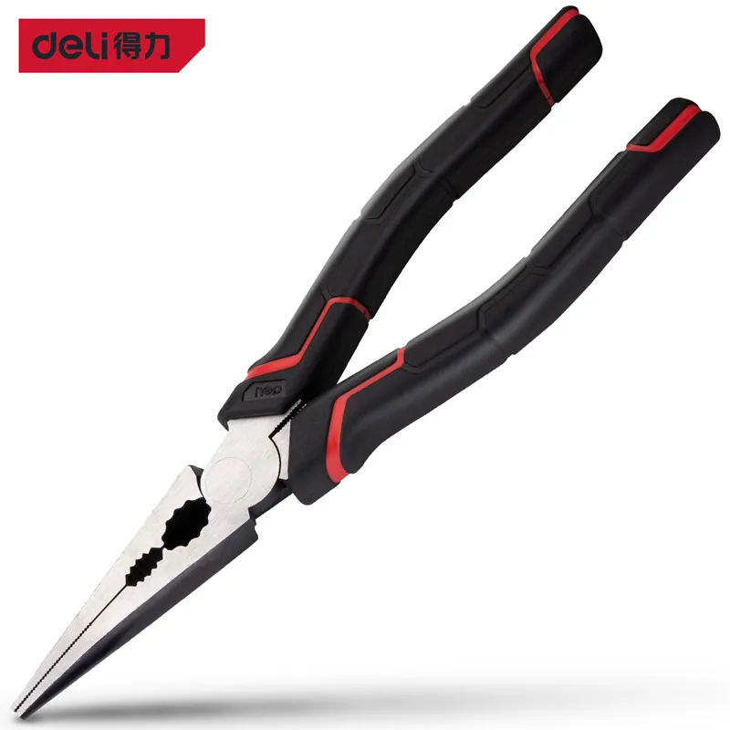 Deli DL101108 Длинногубцы 8" красные