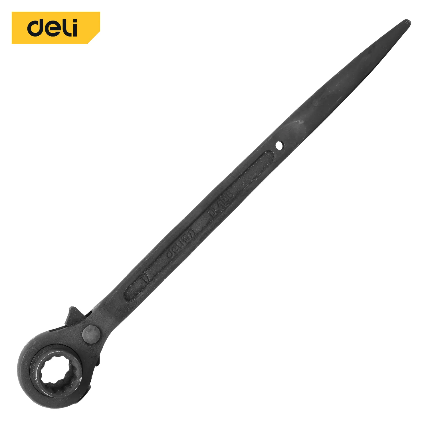 Deli DL4186 Трещоточный ключ с острым хвостом 17x19mm