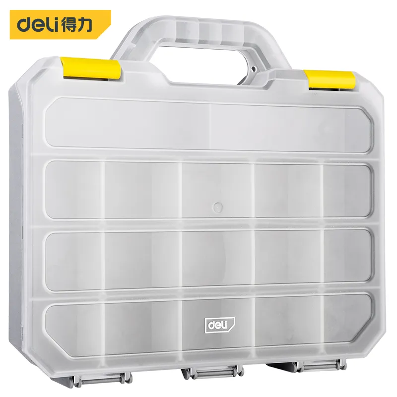 Deli DL432003 Ящик для инструментов 315x280x60mm (16.5") Белый