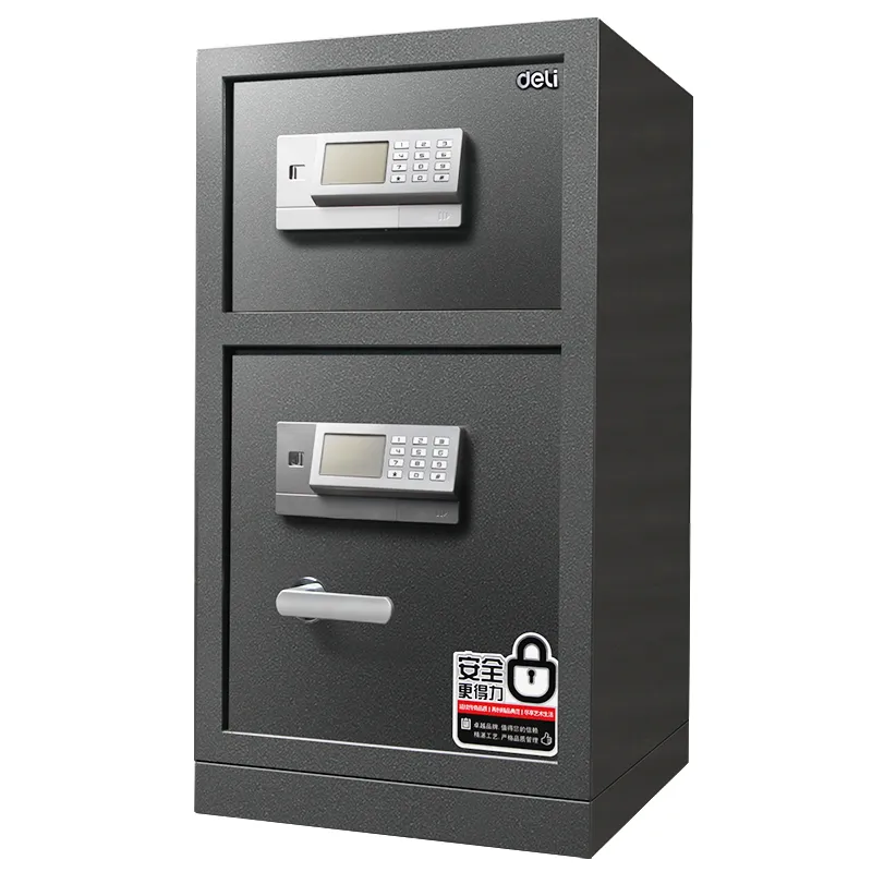 Deli 3657A Цифровой сейф серый