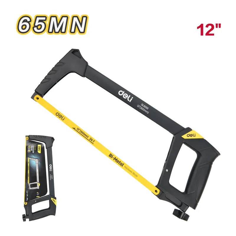 Deli EDL6001 Ножовка по металлу Square Tube 12" Black