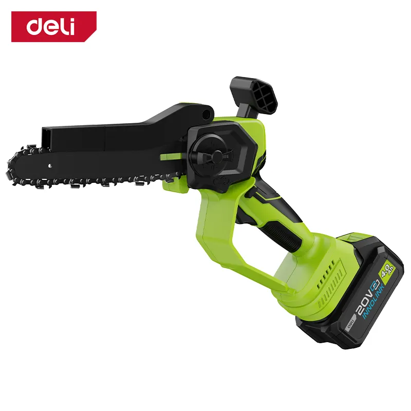 Deli EDG105 Аккумуляторная цепная пила 20V 8" 05 Green