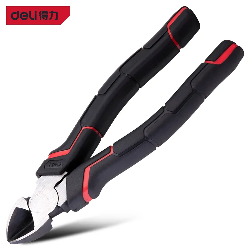 Deli DL102107 Диагональные кусачки 7" красные