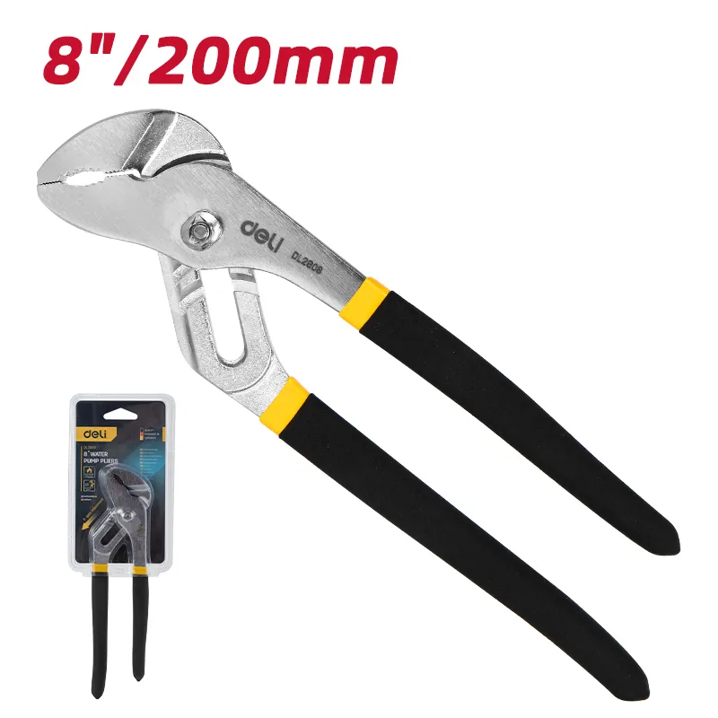 Deli EDL2608 Водяные насосные плоскогубцы 8'' черные