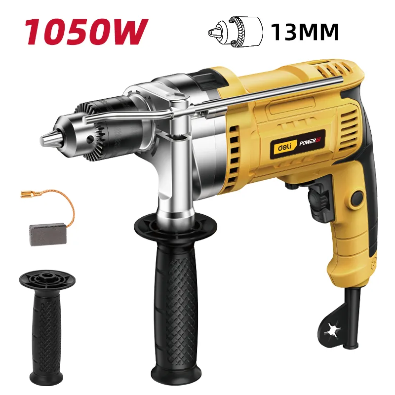 Deli DL-CZ13-E3 Ударная дрель 1050W 13mm BS Yellow