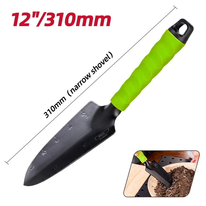 Deli EDL580812 Садовая лопата 310mm (узкая лопата) Зеленая