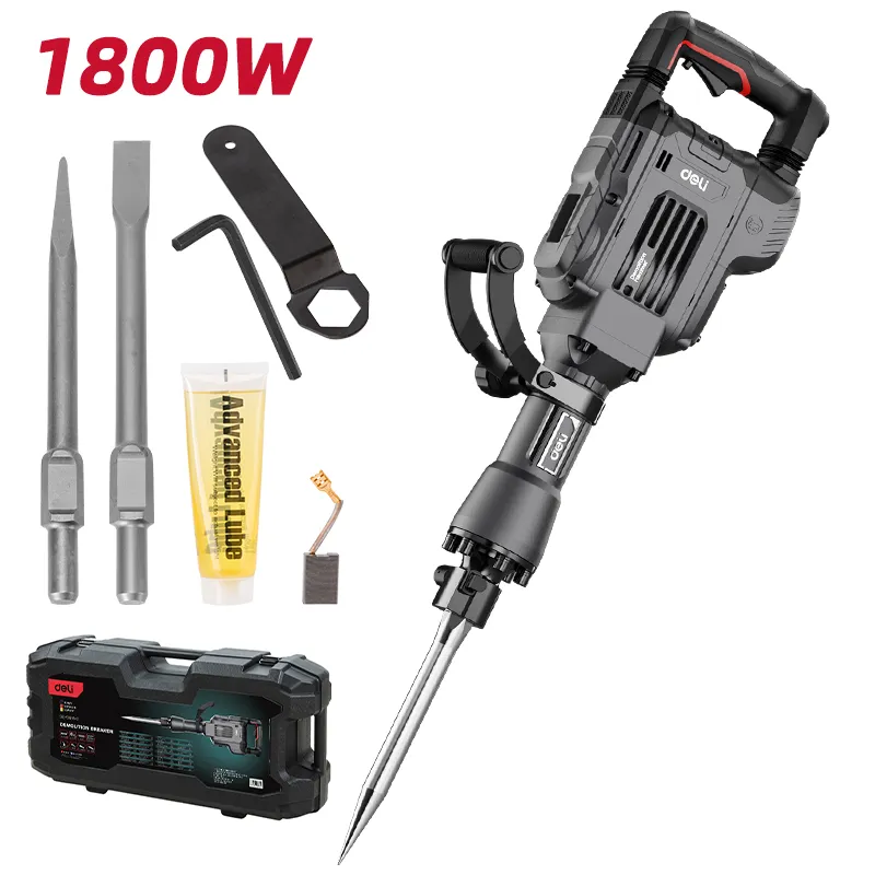 Deli DE-DG15-2E Отбойный молоток 1800W 65J Красный