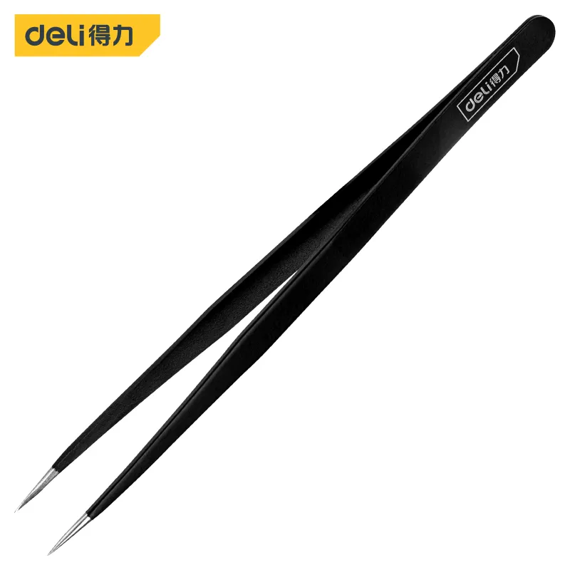 Deli DL396101 Пинцет с игольчатым кончиком 140mm