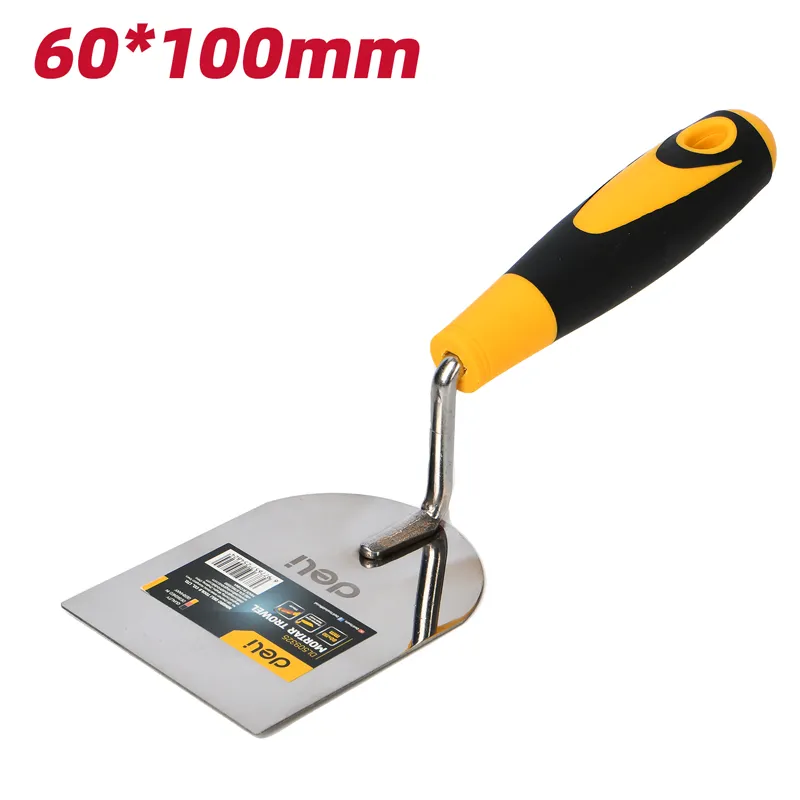 Deli EDL509324 Кельма для кладки 60*100mm желтая