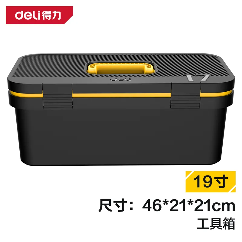 Deli DL432819 Ящик для инструментов 19" Чёрный